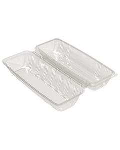 9" BAGUETTE BOX CLEAR CASE X 400 NEW PACK SIZE