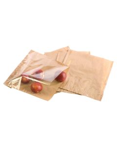 Brown Kraft Film Front Bag 10x10" (Case/1,000)