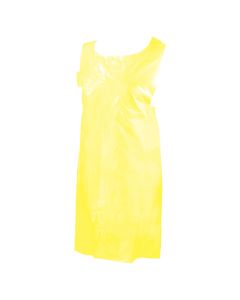 27x42 POLY APRON ON ROLL YELLOW CASE 5 ROLLS OF 200