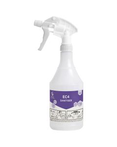 Evans EC4 Sanitiser EMPTY Bottle & Trigger (Case/6)