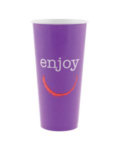 22OZ ENJOY COLD PAPER CUP CASE X 1000