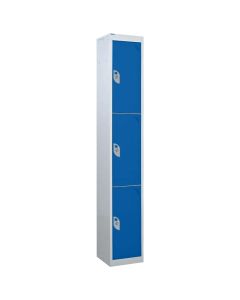 3 Tier Locker 1800x300x300mm Dark Blue