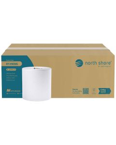 North Shore 3190 White Embossed Roll Towel