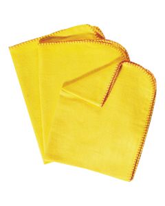 YELLOW COTTON DUSTER 10 PER PACK