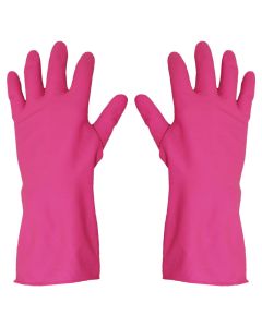 WASHING UP GLOVES PINK/RED SMALL
