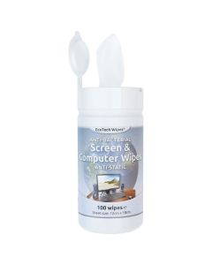 TELEPHONE & VDU/COMPUTER WIPES 100 PER TUB