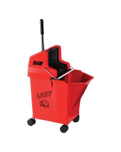 LADY BUCKET WITH 2" CASTORS RED - SYR 990790