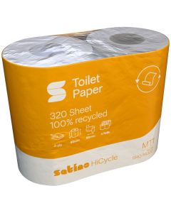 STANDARD TOILET ROLL 320 SHEET 2PLY WHITE 36 PER PACK