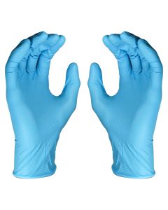 BLUE NITRILE DISPO GLOVE XL POWDER FREE    GD19