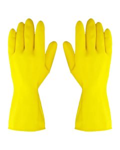LINED GLOVE - LARGE YELLOW WASHING UP GLOVE