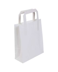 BLOCK BOTTOM BAG - LARGE WHITE 250 / CASE 250*380*300 MM