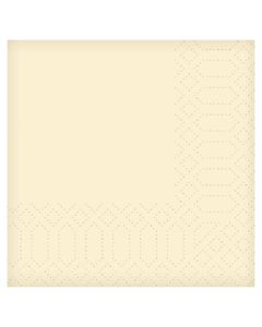 16"/40CM 2PLY TISSUE CREAM NAPKIN 1250/CASE 179001
