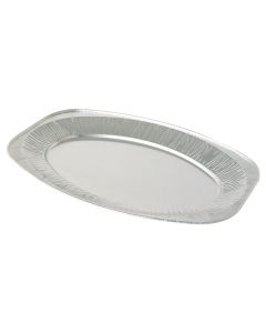 FOIL PLATTER 17"/43CM OVAL 10 PER PACK 70144
