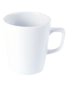 16oz Porcelite Latte Mug White (Case/6)