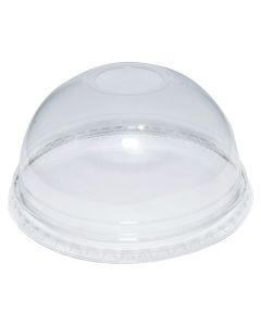 DOME LID WITH HOLE TO SUIT 9OZ PLASTIC GLASS 2000/CASE TP