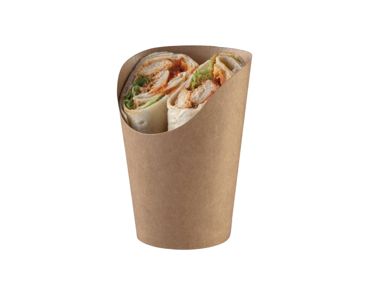 TORTILLA CUP KRAFT CASE X 1000