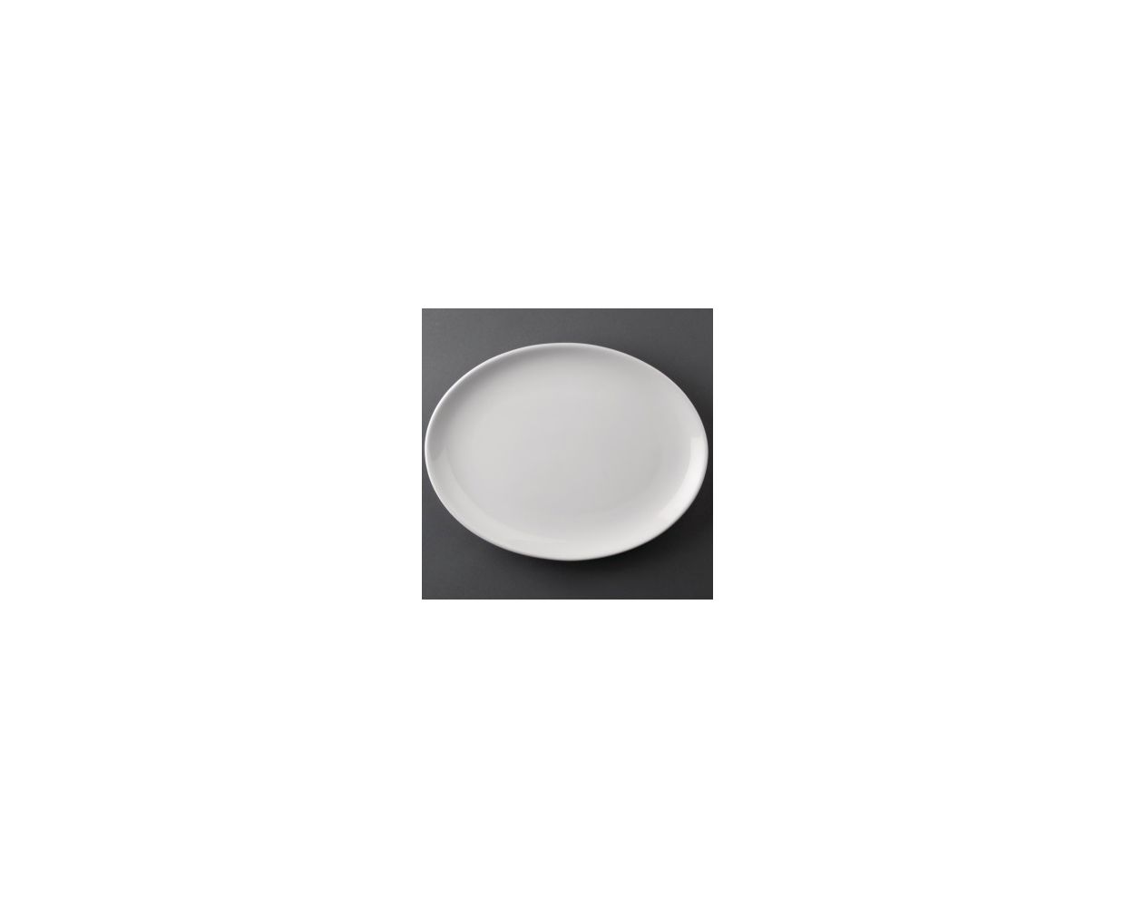 ATHENA HOTELWARE OVAL COUPE PLATE 10x7.3/4" 12 PER CASE