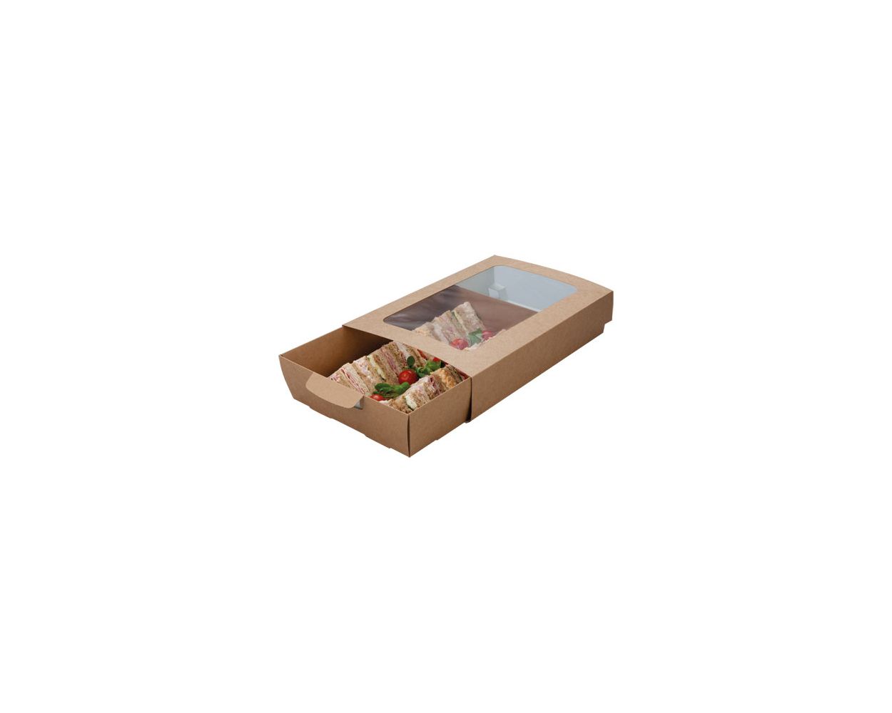 MEDIUM PLATTER WINDOW SLEEVE 402x260x82.5MM   CASE X 25