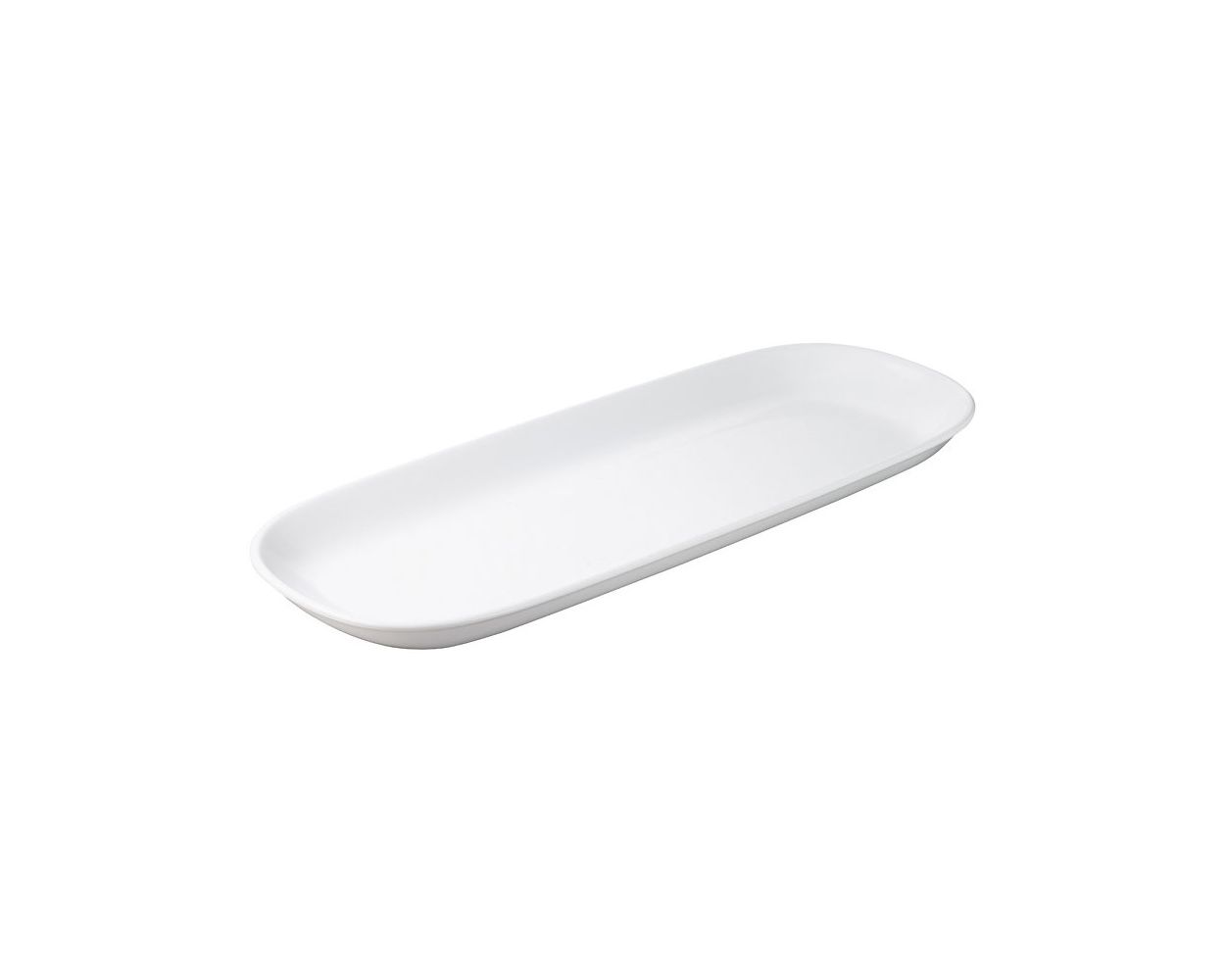 SUPERWHITE PLATTER WHITE 54x21x3.5CM