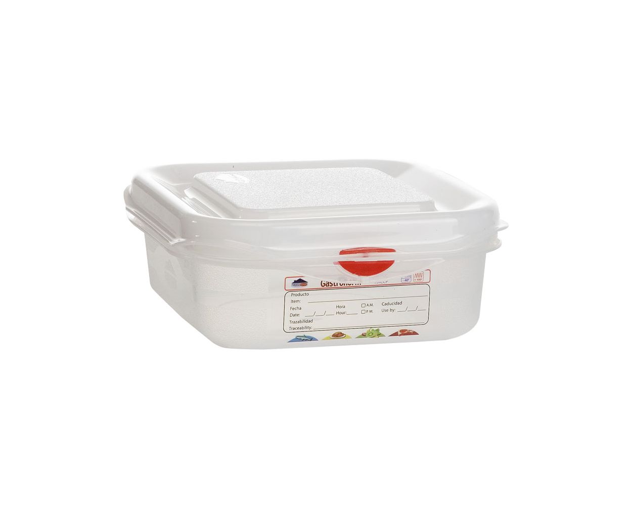 POLYPROP GASTRONORM 65MM 1/6 SIZE   PACK X 12