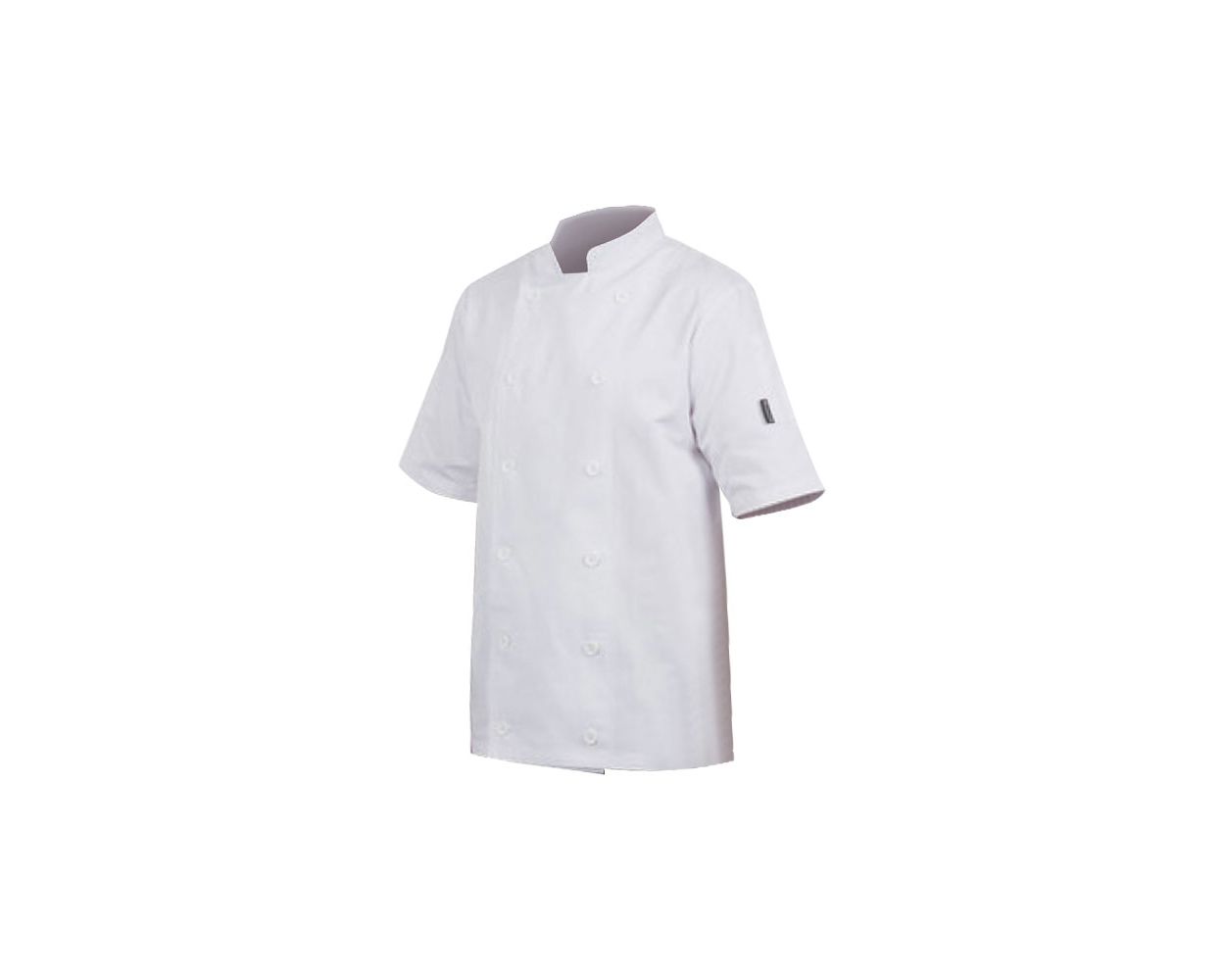 MENS CHEF JACKET WHITE SHORT SLEEVE XXLARGE