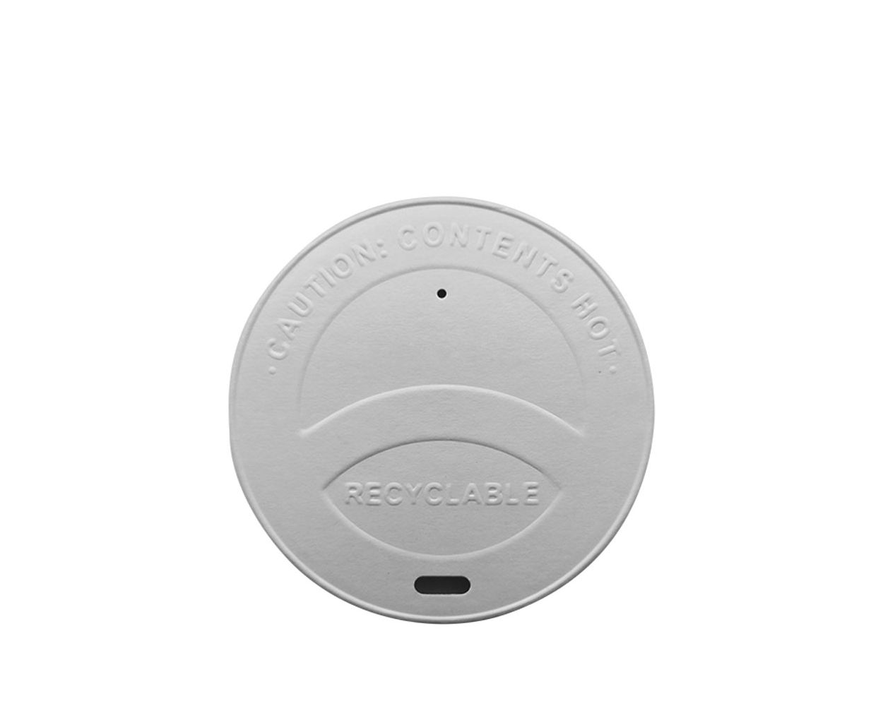 80MM PAPER LID TO FIT 6/8/10OZ HOT CUP PE COATED  CASE/1000