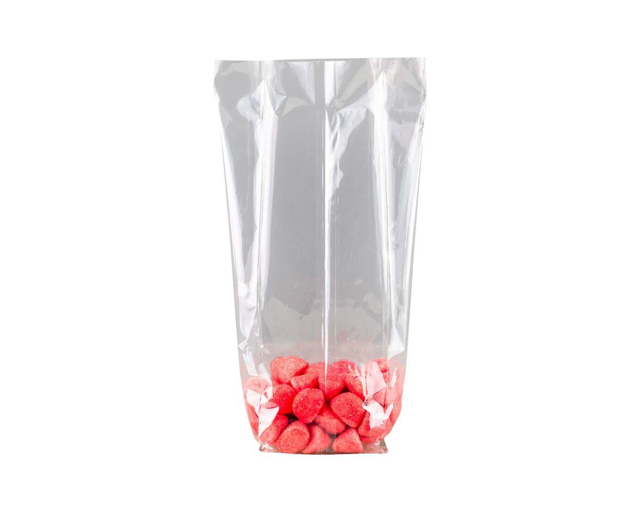 COMPOSTABLE CLEAR DISPLAY BAG 90x150x300MM 30 MIC  PACK/1000