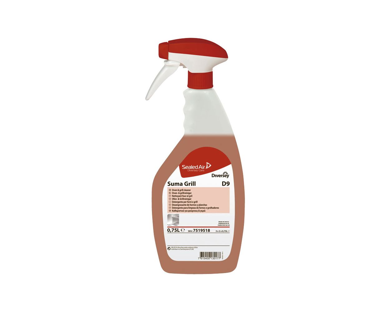 SUMA GRILL D9 OVEN CLEANER 6*750ML PER CASE
