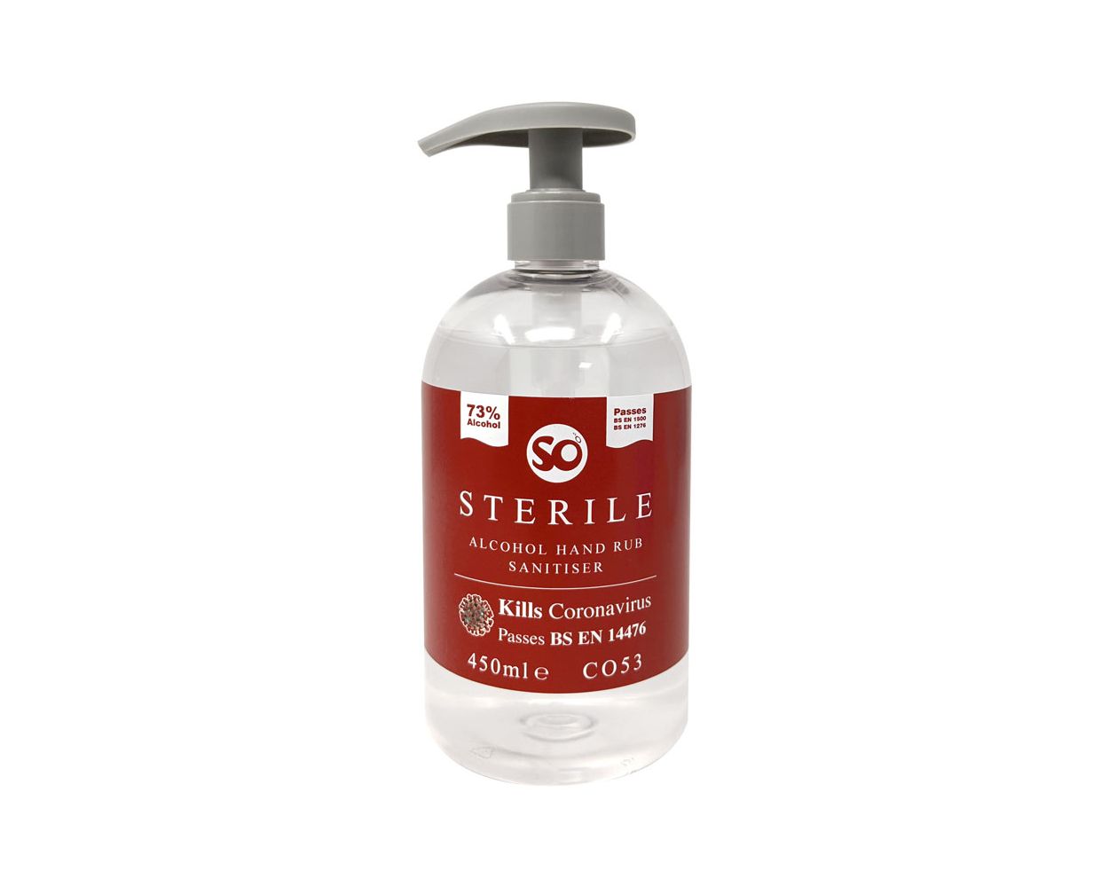 TRUST S SO STERILE C053 6x450ML HAND DISINFECTANT