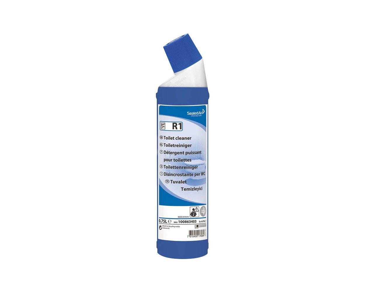 ROOMCARE R1 TOILET CLEANER READY TO USE 6x750ML