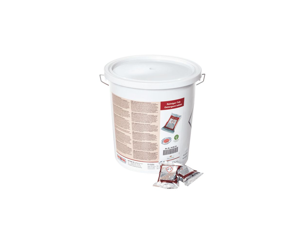 RATIONAL CLEANER TABLETS 100 PER PACK - RED