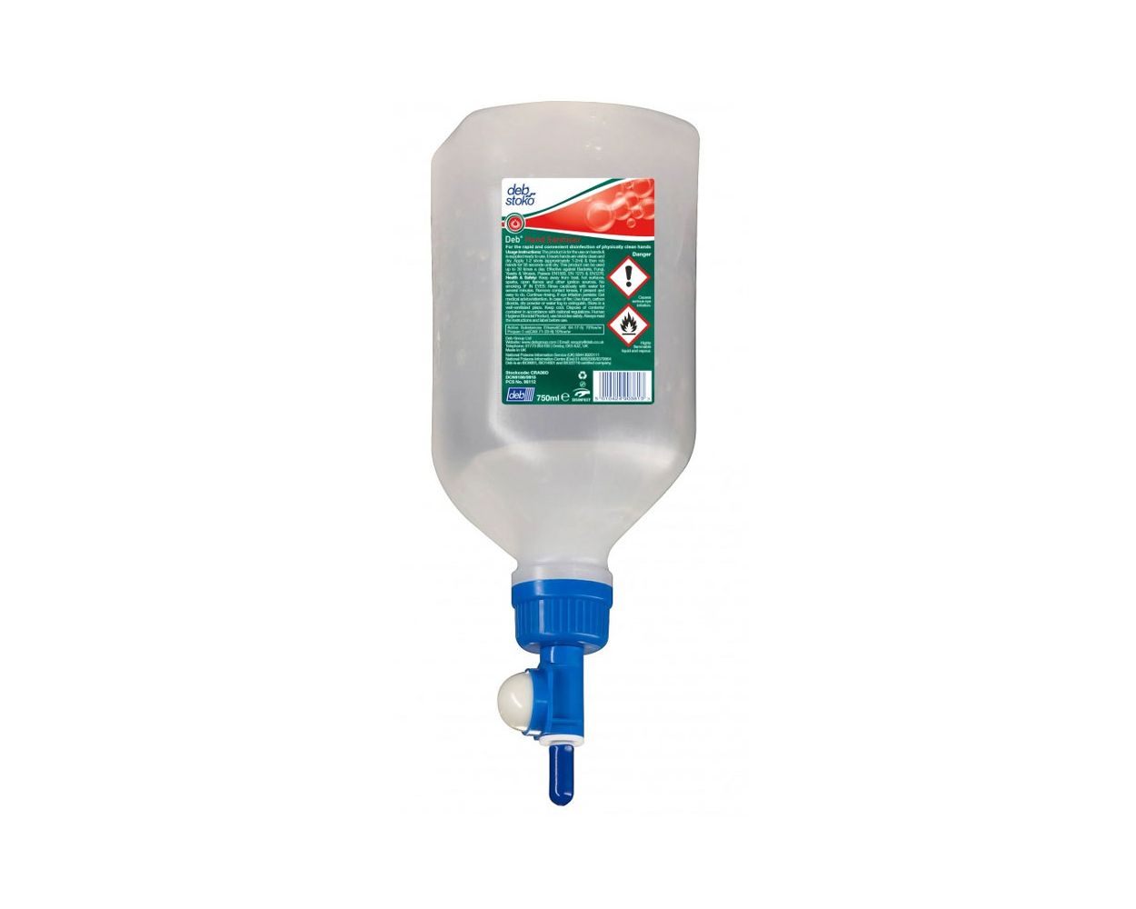 DEB VAN CRADLE HAND SANITISER 6x750ML   CRA36O