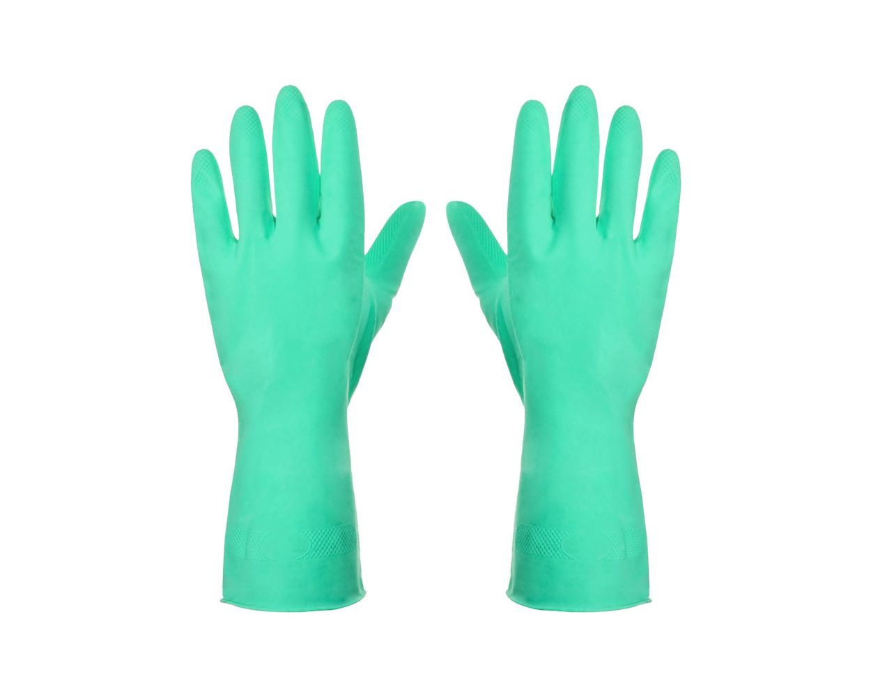 WASHING UP GLOVES GREEN MEDIUM