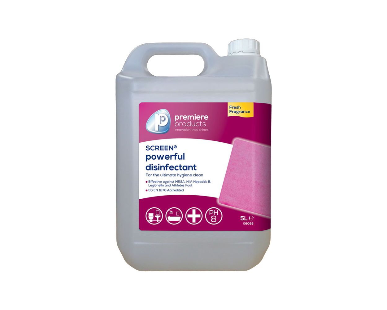 BACTERICIDAL SCREEN DISINFECTANT 5L PREMIERE