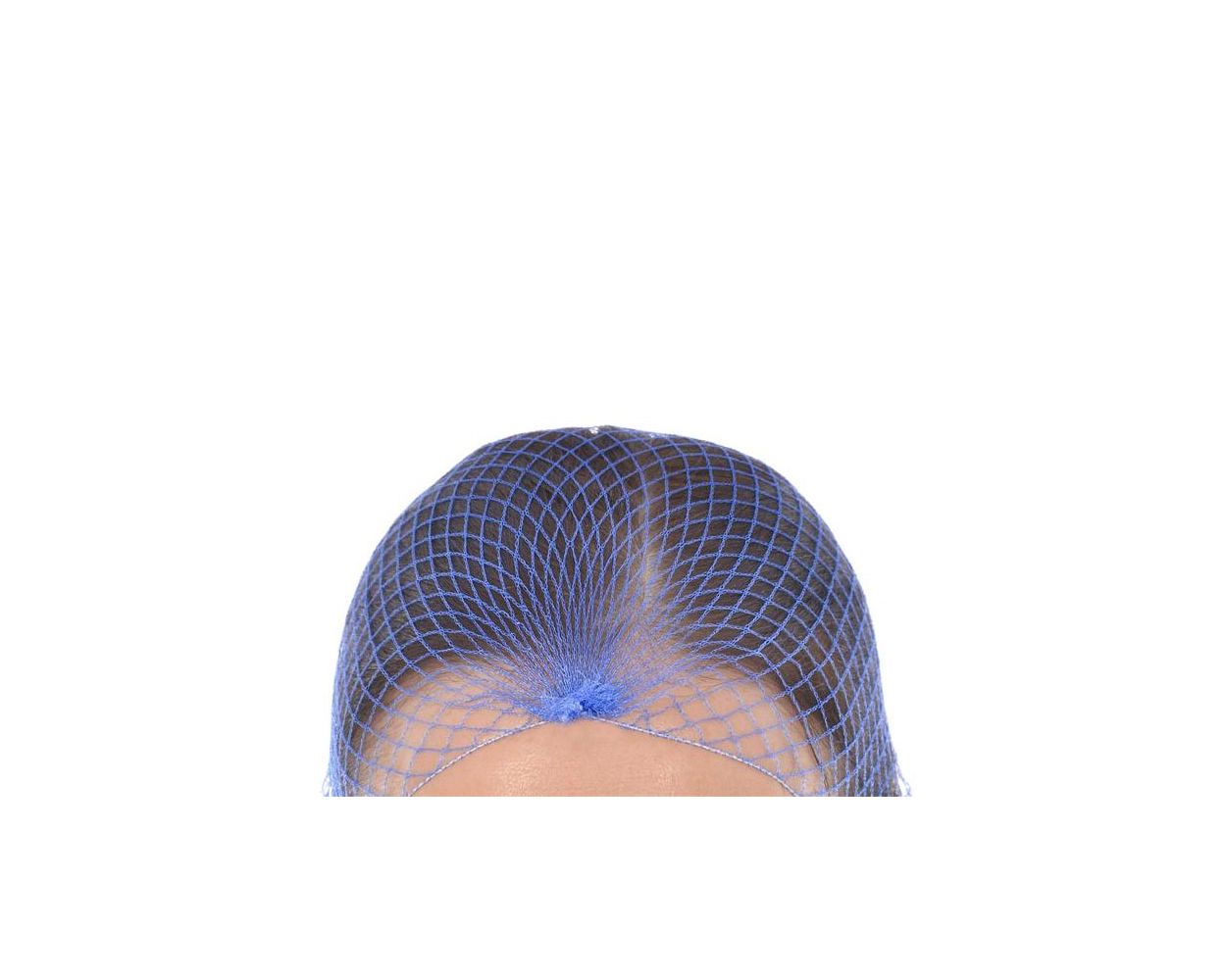 DISPOSABLE BLUE HAIR NETS 100 PER PACK