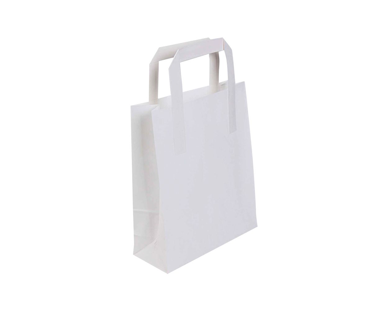 BLOCK BOTTOM BAG - MED WHITE 250 / CASE 215*325*250 MM