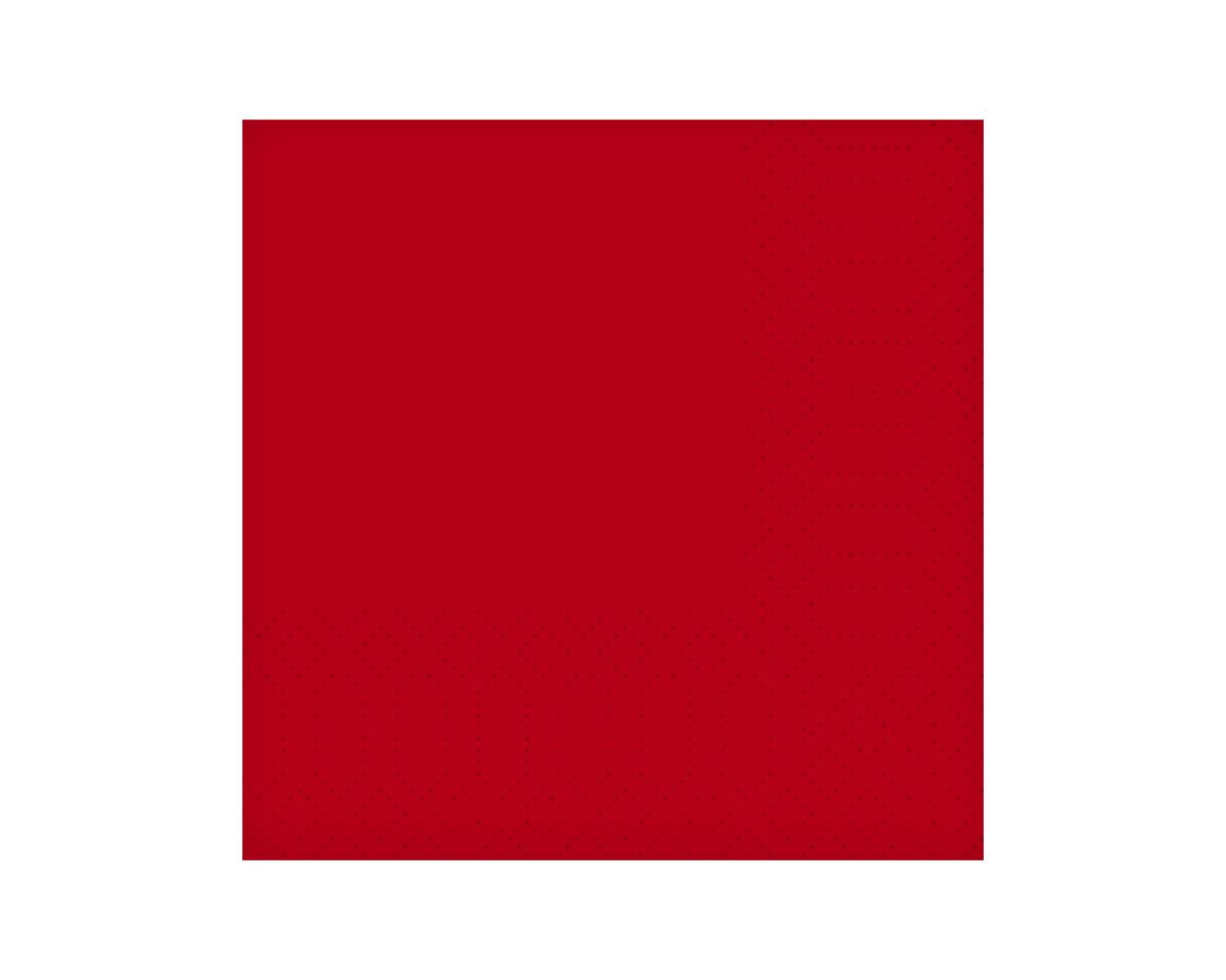 13IN/33CM 2PLY TISSUE RED NAPKIN 2000/CASE 180384