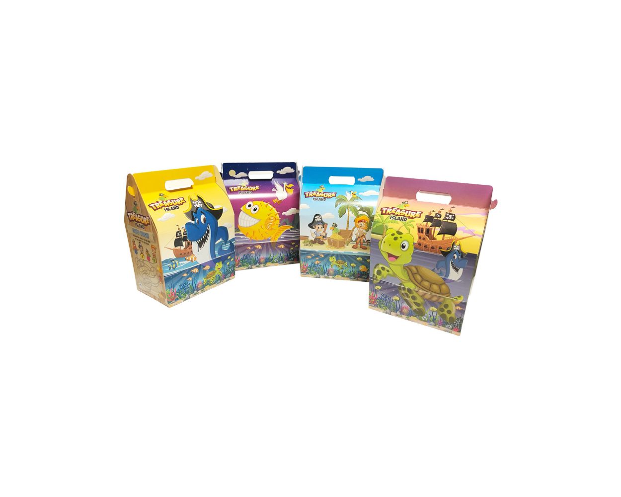 CHILDRENS MEAL BOX 250/CASE PIRATES/TREASURE QUEST